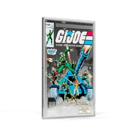 2025 G.I. Joe Comic Book Cover A Real American Hero Vol.1 1oz Silver Foil Coloured Proof Agoro Frame with Mark of Authenticity, front