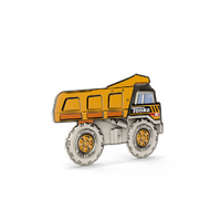 2026 Hasbro Tonka Trucks Dump Truck 1oz Silver Agoro Presentation Case & MOA, front