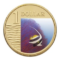 2007 Ocean Series: Longfin Bannerfish RAMint in Card- Coloured image