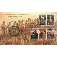 2008 90th Anniversary of the End of World War 1 - Remembrance $1 Perth Mint PNC image