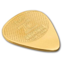 2026 Fender Guitar Pick - Telecaster 75th Anniversary 5g Gold $20 PAMP Commemorative Gift Box, front