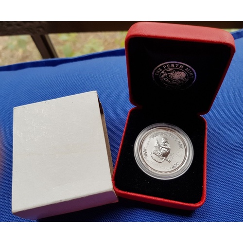 2004 Australian Lunar Series I Year of the Monkey 1/2 oz Silver Uncirculated 50c Perth Mint