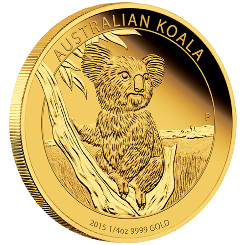 2015 Australian Koala 1/4 oz Gold Proof Perth Mint