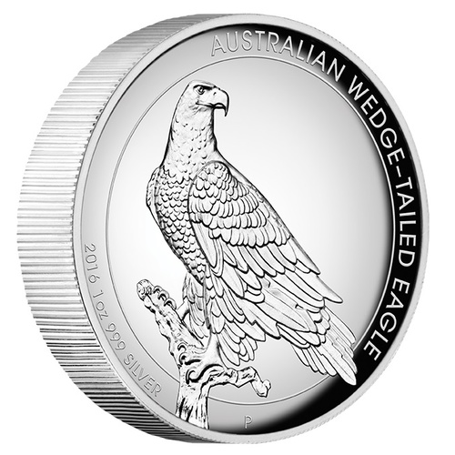 2016 Australian Wedge-Tailed Eagle 1 oz Silver High Relief Perth Mint