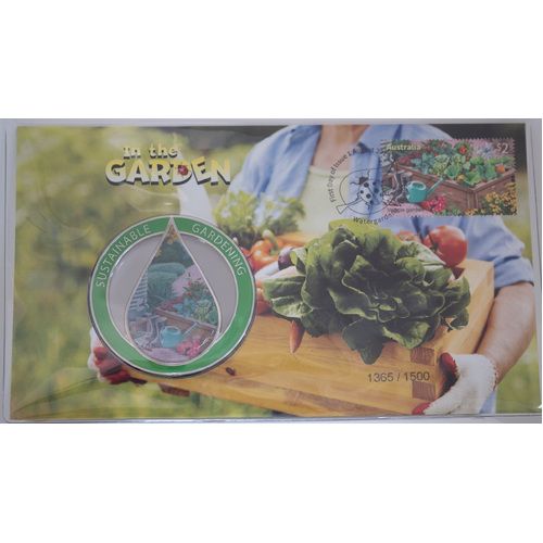 2019 In the Garden Sustainable Gardening Stamp & Medallion PNC