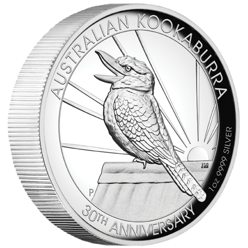 2020 Australian Kookaburra 1 oz Silver High Relief Perth Mint Presentation Case & COA