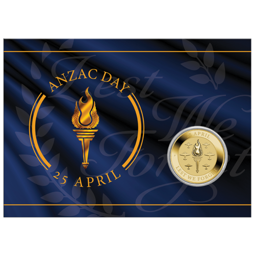 2021 ANZAC Day Lest We Forget - Royal Australian Air Force RAAF Uncirculated $1 Perth Mint Coin in Card