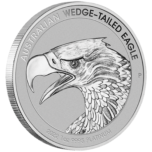 2022 Australian Wedge-Tailed Eagle 1 oz Platinum Enhanced Reverse Proof Perth Mint Presentation Case & COA
