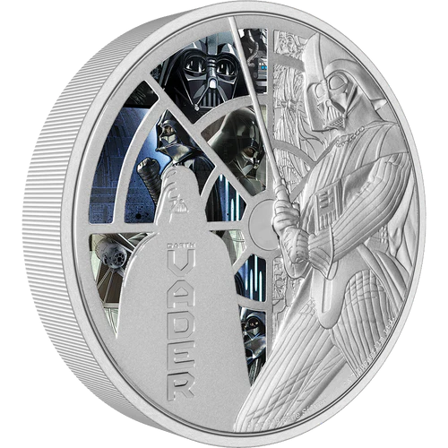 2022 Star Wars Darth Vader 3oz Silver Proof Coloured NZ Mint Presentation Case & COA