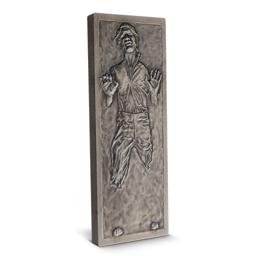 2022 Han Solo in Carbonite 10oz Silver Antiqued NZ Mint Presentation Case & COA