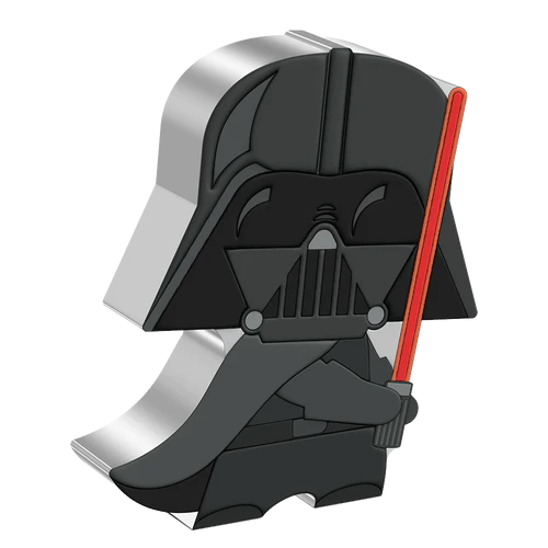 2023 Star Wars Chibi Return of the Jedi: Darth Vader 1oz Silver Coloured Proof NZ Mint Presentation Case & COA