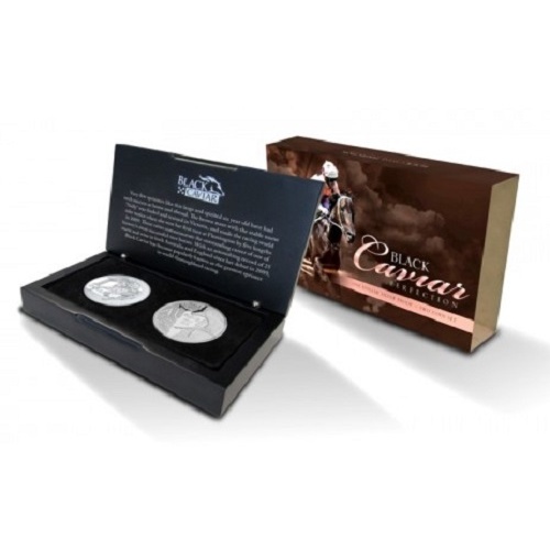 2013 Black Caviar Silver Proof RAMint Presentation Case 2 Coin Set