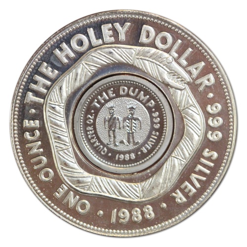 1988 Holey Dollar and Dump Silver